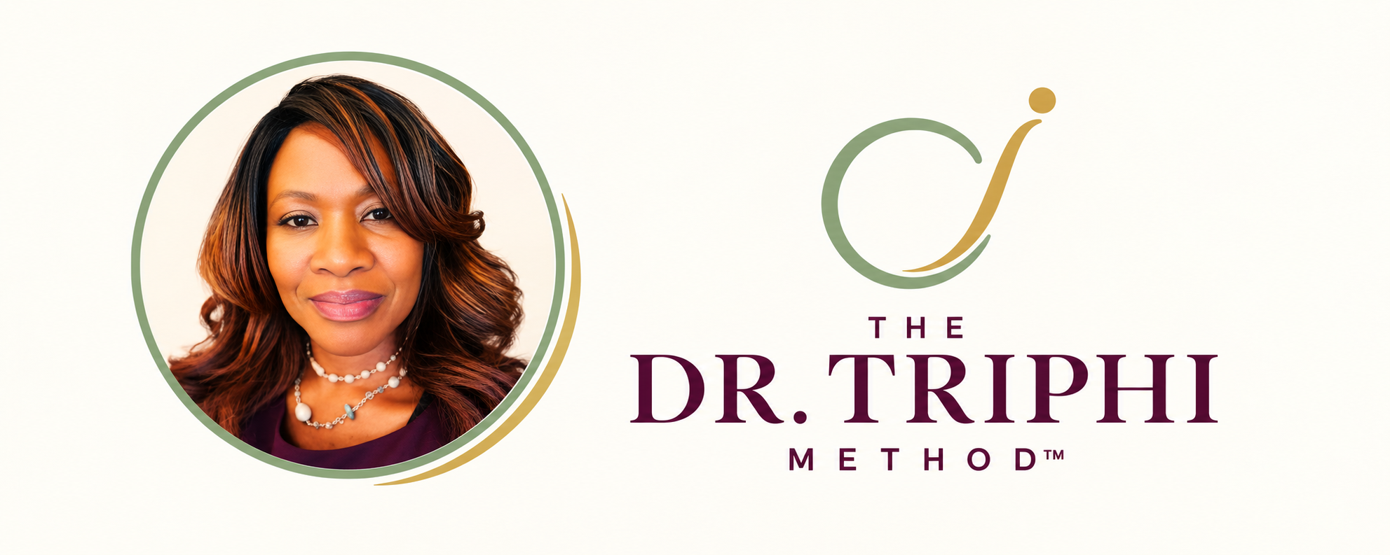 **The Dr. Triphi Method™ | Heal, Rewire & Transform**
 Logo